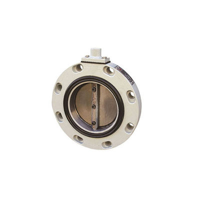 Van bướm lệch tâm chân không bằng thép không gỉ 300mm tròn có khóa