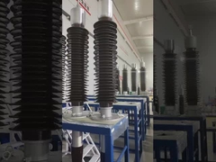 Lớp A 72.5kV 630A Porcelain OIP dọc vỏ 2085mm chiều dài
